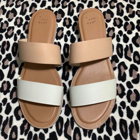 a new day Shoes - Brand New A New Day sandal size 10 white/coco